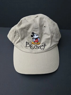 Mickey Mouse Queso Grande Ajustable Correa Sombrero Adulto Caqui Walt Disney World Foto 1 de 4