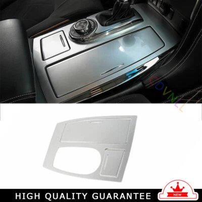 Panel de cambio de marchas de consola central para Nissan Armada Y62 2017-20 plateado mate Foto 1 de 4