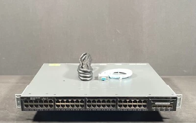 Cisco Catalyst WS-C3650-48TS-L  48 Port 4x1G Uplink Port Ethernet Switch - Image 1 of 4