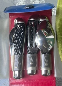 Vintage Colonial Prov USA Hobo Pocket Camping Utensil Set - Picture 1 of 12