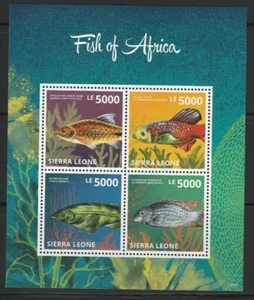 SIERRA LEONE 2013 STAMPS FISH MARINE LIFE FISH OF AFRICA SS MNH - FISH22-111 - Picture 1 of 1