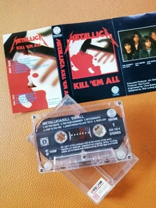 METALLICA [ KILL ‘EM ALL ] ORIGINAL CASSETTE THAILAND EDITION - Picture 1 of 2
