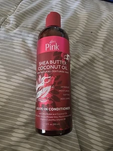 Acondicionador sin enjuague de aceite de coco con manteca de karité rosa 12 fl. oz. - Imagen 1 de 4