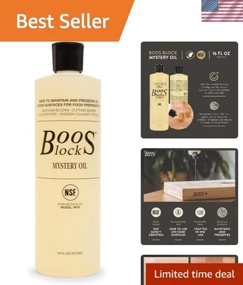 Brand New Mystery Butcher Block Oil 16oz Natural - Image 1 of 4