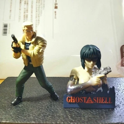 Movic Ghost in the Shell Mini Figure Batou 9 cm Kusangi 6.5 cm Collectible - Image 1 of 3