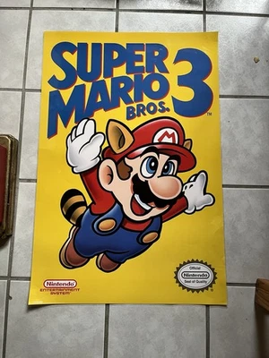 Super Mario Bros 3 Riesen Poster Einfoliert 91x60cm Weihnachtsgeschenk - Bild 1 von 4