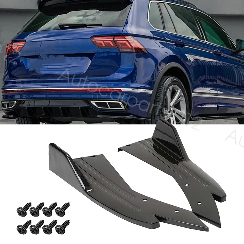 For Volkswagen Tiguan Rear Spats Side Bumper Lips Splitter Diffuser Spoiler Foto 1 de 4
