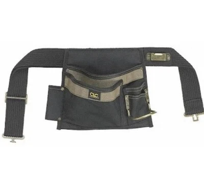 CLC Work Gear 1245 5 Pocket Polyester Tool Belt Pouch. Black . New With Tags.  - Image 1 of 3