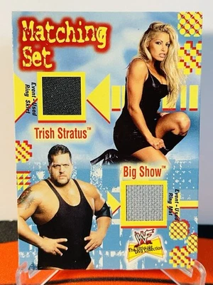 2001 Fleer WWF The Ultimate Diva Collection Matching Set Big Show Trish Stratus - Image 1 of 2