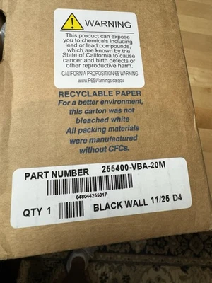 CORTELCO 255400-VBA-20M Wall Mounted Corded Telephone W/ Volume - Black - Image 1 of 4