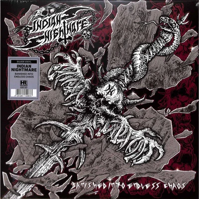 Indian Nightmare / BANISHED INTO ENDLESS CHAOS (SILVER VINYL) (LP) / HIGH ROLLE - Bild 1 von 2