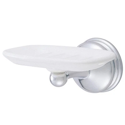 BA1165C Vintage Wall-Mount Soap Dish, Polished Chrome - Image 1 of 2