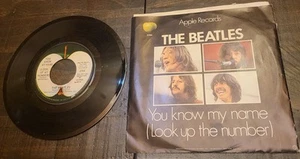 L@@k! THE BEATLES Let It Be/You Know My Name 2764 Apple 7" 45rpm Vinyl mit Hülle - Bild 1 von 8