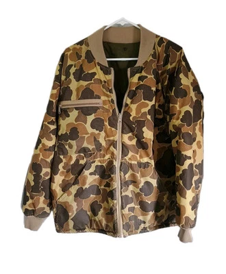 Men's Camo Hunting Jacket Medium Puffer Bomber Columbia        (28 - Image 1 of 4