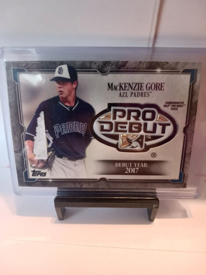 2018 Topps Pro Debut MACKENZIE GORE Relic Card  #DD-MG /99 - Image 1 of 2