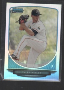 TYLER KINLEY 2013 BOWMAN CHROME DRAFT PROSPECTS REFRACTOR #BDPP88
