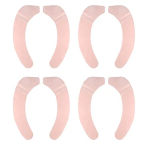 4pair Bathroom Toilet Seat Cover Pad Warm Toilet Seat Cushion Washable Reusable - Picture 1 of 10