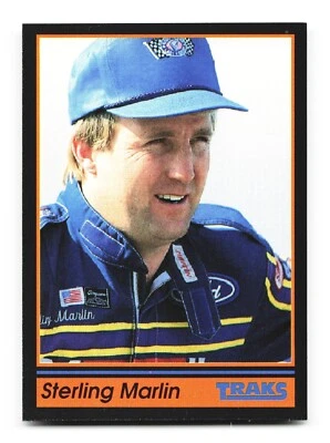 1991 Traks #22 Sterling Marlin EXMT+ 3658 - Image 1 of 2