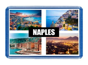 Neapel Kühlschrankmagnet - große Größe (7 cm x 4,5 cm) - tolle Geschenkidee - Tourismus - Bild 1 von 1