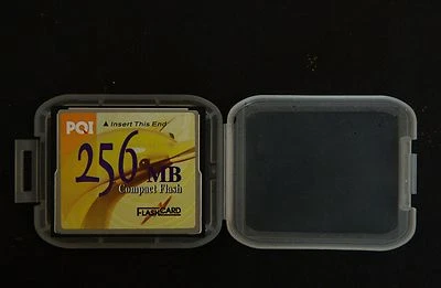 256MB Compact Flash Card CF Memory Card PQI Taiwan Used Exc / NM Cond - Image 1 of 3