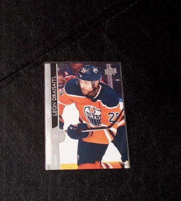 Leon Draisaitl NHL Oilers UPPER DECK 2021 Near Mint Hockey Card   - Image 1 of 2