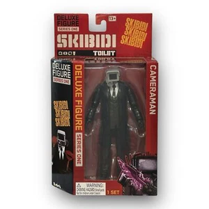New Skibidi Toilet Cameraman 6" Deluxe Action Figure Series One Collectible Gift - Picture 1 of 11