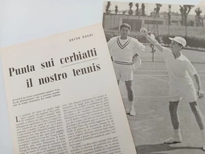Clipping Ritaglio Articolo 1958 Punta sui cerbiatti il nostro tennis - Picture 1 of 2