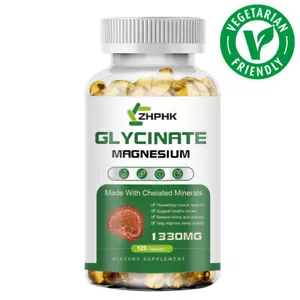 Glicinato de Magnesio 120 Cápsulas 1330mg Por Porción - Cápsulas de Máxima Potencia - Imagen 1 de 8