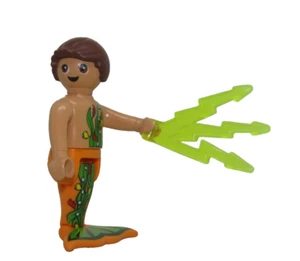 Playmobil Merman boy w/ a light  thunder - Mermaid Ocean Sea Life C10 - Picture 1 of 4