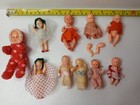 Vintage Renwal Superior Acme Dollhouse Furniture Celluloid Dolls Mixed Lot