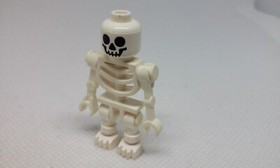 Lego Ninjago Skulkin Skeleton 1 1/2" Blk eye Skeleton Bones Authentic Minifigure