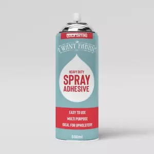 500ml Heavy Duty Spray Adhesive Foam Carpet Fabric Craft Packaging Glue - Picture 1 of 1