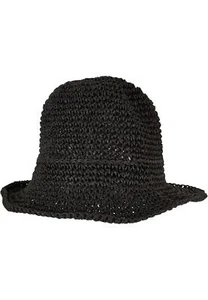 Urban Classics Braid Bast Bucket Hat Bast Material Braided Look Brim Ladies - Picture 1 of 8