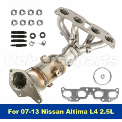 Convertidor catalítico colector con junta para 07-13 Nissan Altima 2,5 L 674-933 Foto 1 de 4