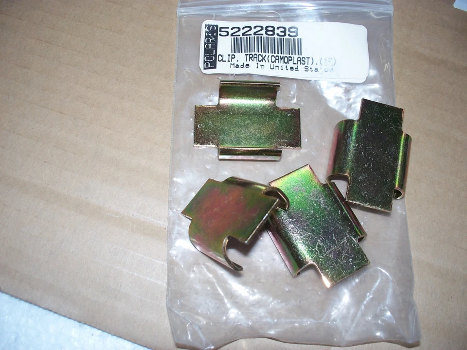 Clips de pista plana Polaris para moto de nieve XCR Storm Ultra XC RMK cantidad 4 NUEVO FABRICANTE DE EQUIPOS ORIGINALES 5222839 Foto 1 de 1
