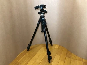 Trípode De Cámara Manfrotto 055CB IC24 Con Cabezal 141 Desde JAPÓN - Imagen 1 de 15