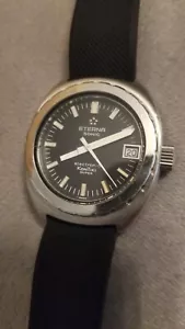 Vintage Eterna Uhr, Super KONTIKI, Sonic, Edelstahl, Stimmgabel, seltene Farben - Bild 1 von 10