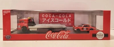M2 Machines Coca-Cola '57 Mack Model N & '71 Nissan Skyline GT-R Hauler NIB - Image 1 of 4