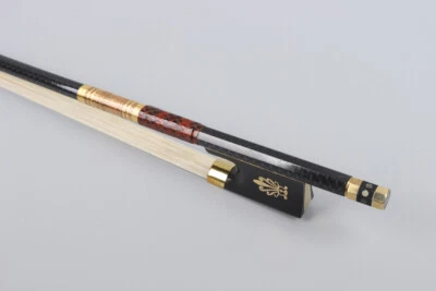 New Advanced Carbon Fiber Violin Bow 4/4 Great Balance natural Bow hair - Image 1 of 4