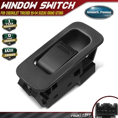 Power Window Switch for Chevrolet Tracker Suzuki Grand Vitara Front RH or Rear - Image 1 of 4