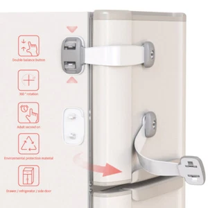 Home Baby Safety Protection Lock Anti-Clip Hand Door Closet Cabinet Locks Fo Fri - Picture 1 of 13