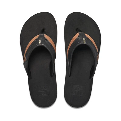 Reef Sandalen Flip Flops 'Cushion Dawn Black/Tan' - Bild 1 von 4