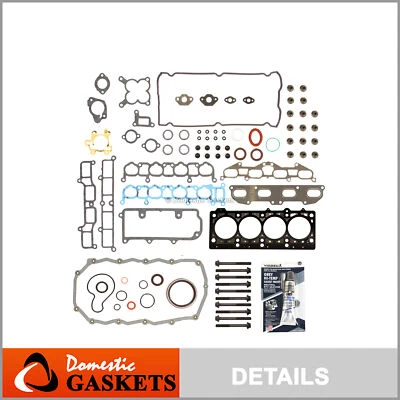 Fits 95-00 Dodge Caravan Stratus Plymouth Voyager 2.4 DOHC Full Gasket Set Bolts - Image 1 of 4