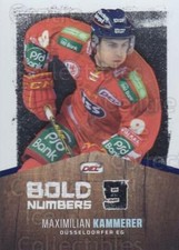 2017-18 German DEL Bold Numbers #4 Maximilian Kammerer
