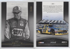 2012 Press Pass Redline Color Proof Black & White /99 Matt Kenseth #20 HOF