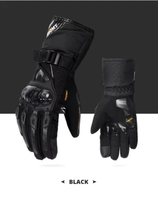 Guanti Moto Invernali Impermeabili Antivento Touch Screen Uomo Motocross - Immagine 1 di 4