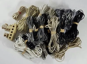 Phone Cords & Accessories - Lot of 45 _ connector splitter 2 5 black grey beige - Picture 1 of 3