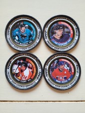 Lot Of 4 1997-98 Katch Tin Medallions  (Black Version)
