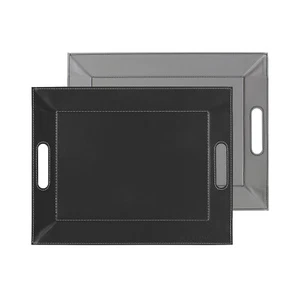 Bandeja reversible FREEFORM gris / negro - 45 x 35 cm - Imagen 1 de 3