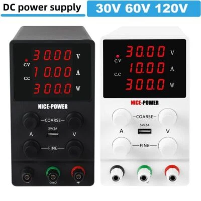 USB DC Regulated Laboratory Power Supply Adjustable 30V 10A 60V 5A Switching 3A - Image 1 of 4